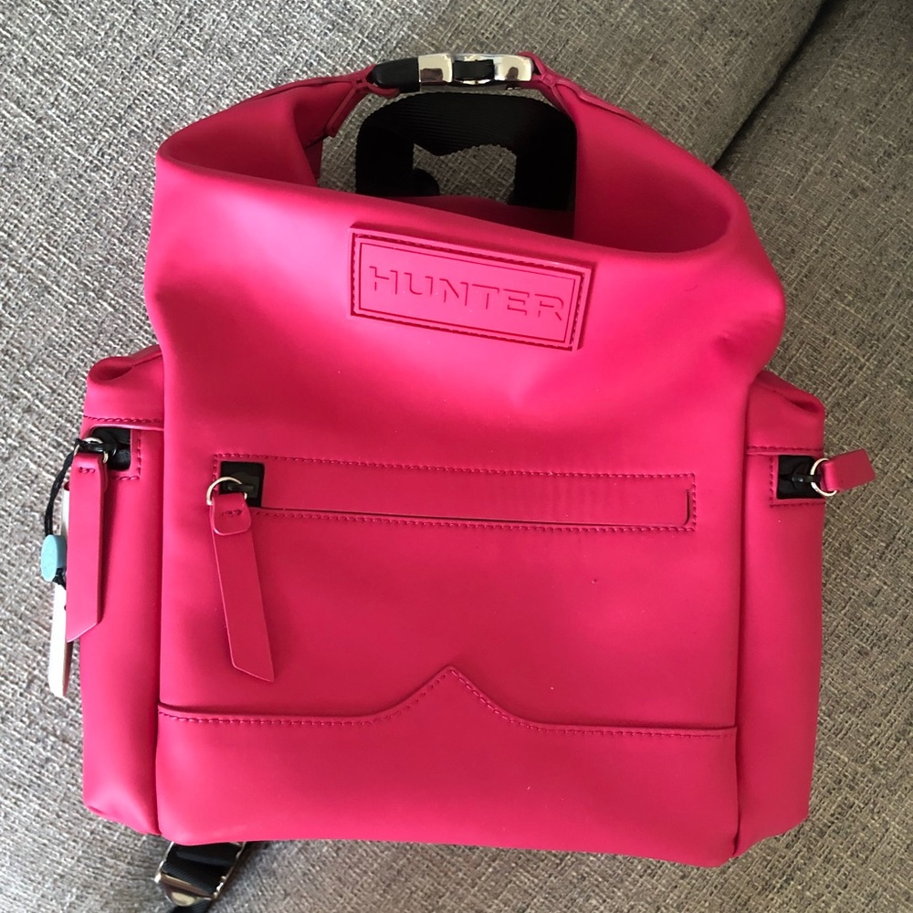 Hunter Original Mini Topclip Rubber Backpack NWT